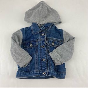 Wrangler Toddler Hooded denim jacket 12 month